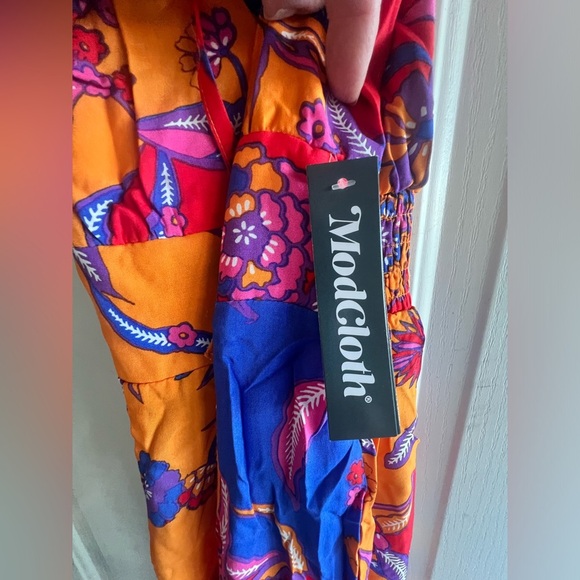 Modcloth Jumpsuit For The Love Of Festival Season Size 0 NWT B39 - Picture 7 of 8